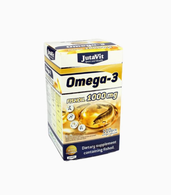 omega 110 JUTAVIT Kalarasv OMEGA3 1000mg 110 tab - Pilt 1