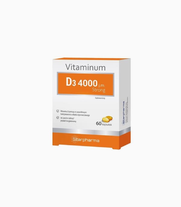 vitamin-d3 (1) STARPHARMA Vitamin D3 Strong 4000TV 60tab - Pilt 1